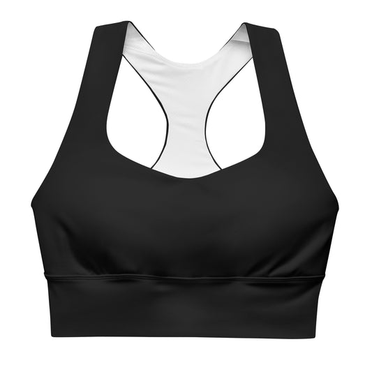 BLACK (Longline sports bra)
